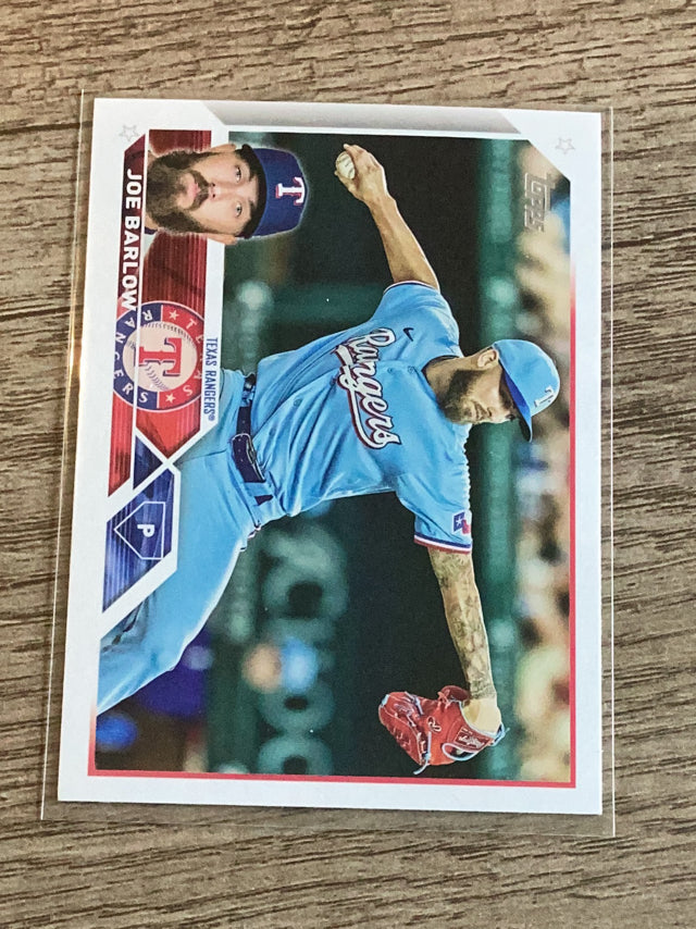 Joe Barlow Texas Rangers MLB 2023 Topps 139 