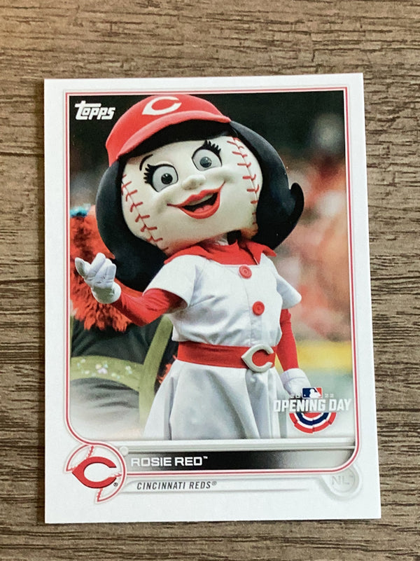 Rosie Red Cincinnati Reds MLB 2022 Topps Opening Day - Mascots M-4 MAS