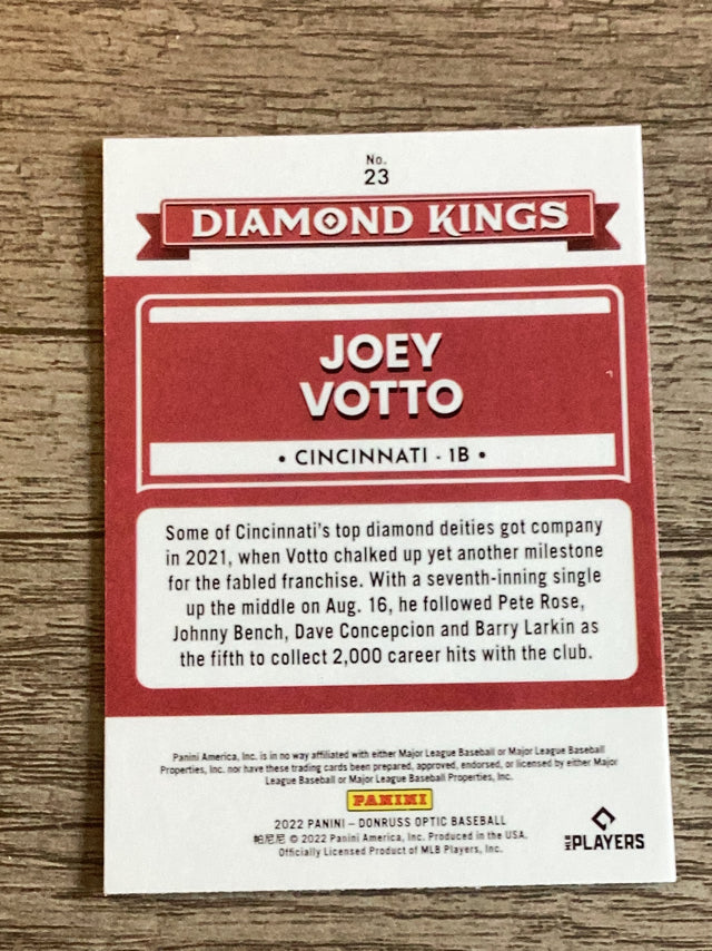 Joey Votto Cincinnati Reds MLB 2022 Donruss 23 DK Donruss