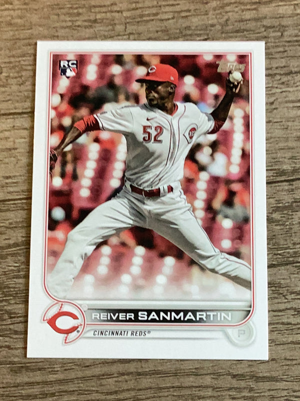 Reiver Sanmartin Cincinnati Reds MLB 2022 Topps 619 RC