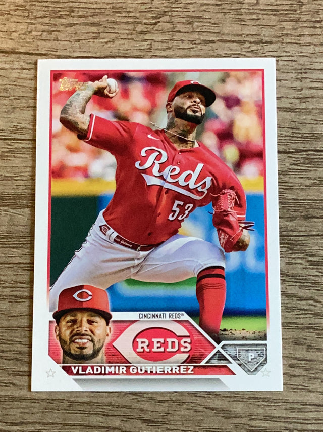 Vladimir Gutierrez Cincinnati Reds MLB 2023 Topps 198 