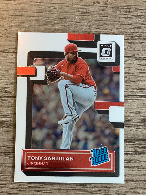 Tony Santillan Cincinnati Reds MLB 2022 Donruss 31 RR, RC
