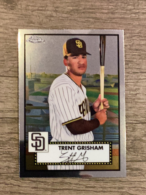 Trent Grisham San Diego Padres MLB 2021 Topps Chrome Platinum Anniversary 316 