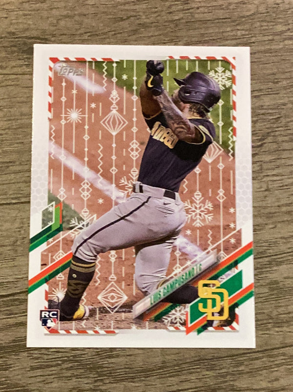 Luis Campusano San Diego Padres MLB 2021 Topps Holiday HW149 RC