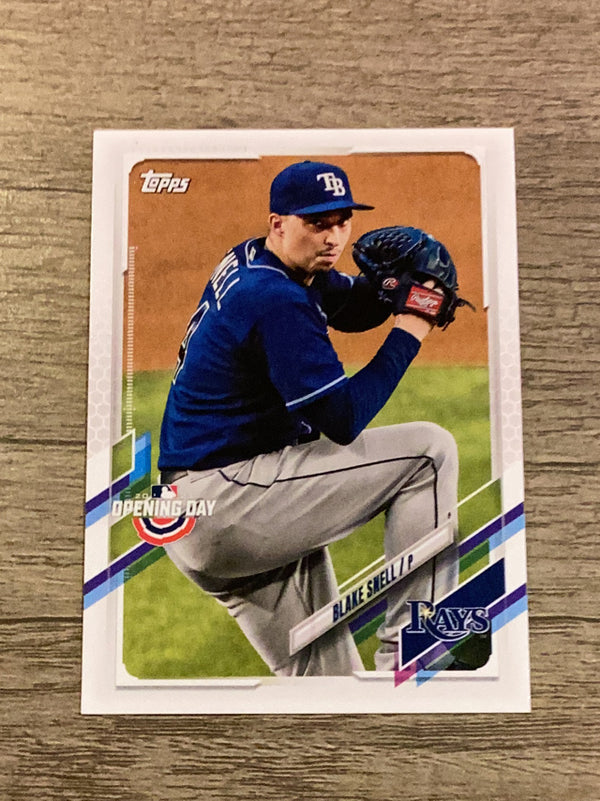 Blake Snell Tampa Bay Rays MLB 2021 Topps Opening Day 17 