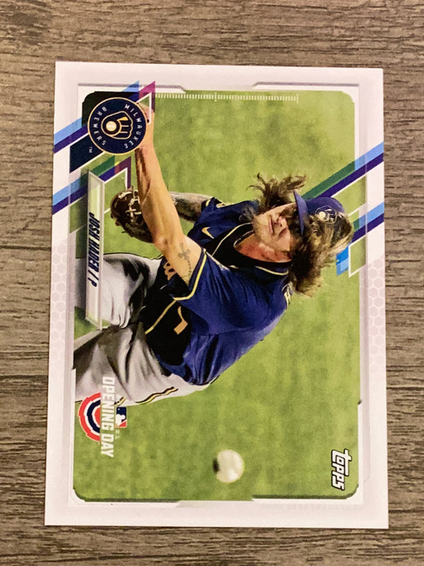 Josh Hader Milwaukee Brewers MLB 2021 Topps Opening Day 43 