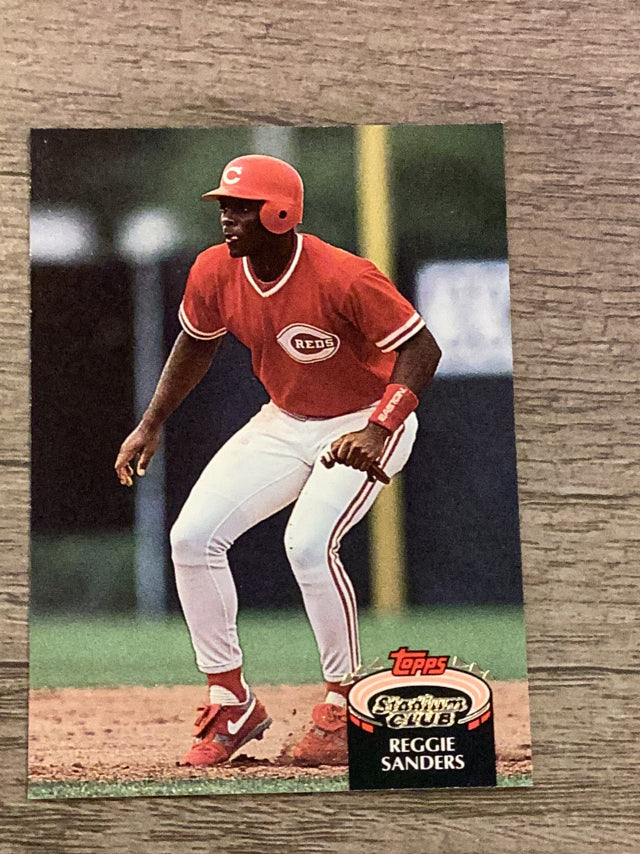 Reggie Sanders Cincinnati Reds MLB 1992 Stadium Club 865 