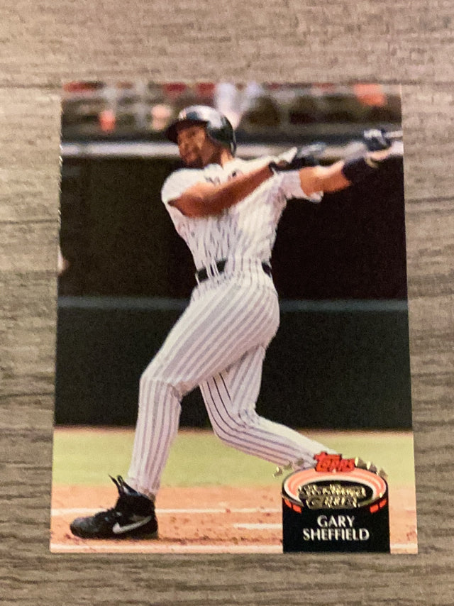 Gary Sheffield San Diego Padres MLB 1992 Stadium Club 766 