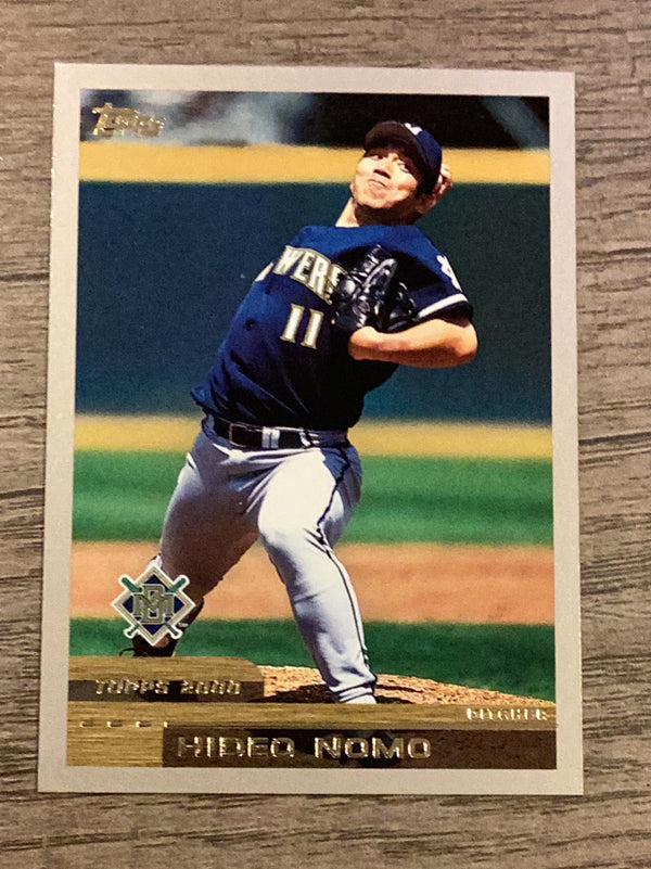 Hideo Nomo Milwaukee Brewers MLB 2000 Topps 159 