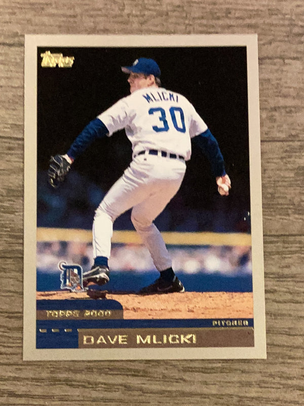 Dave Mlicki Detroit Tigers MLB 2000 Topps 409 