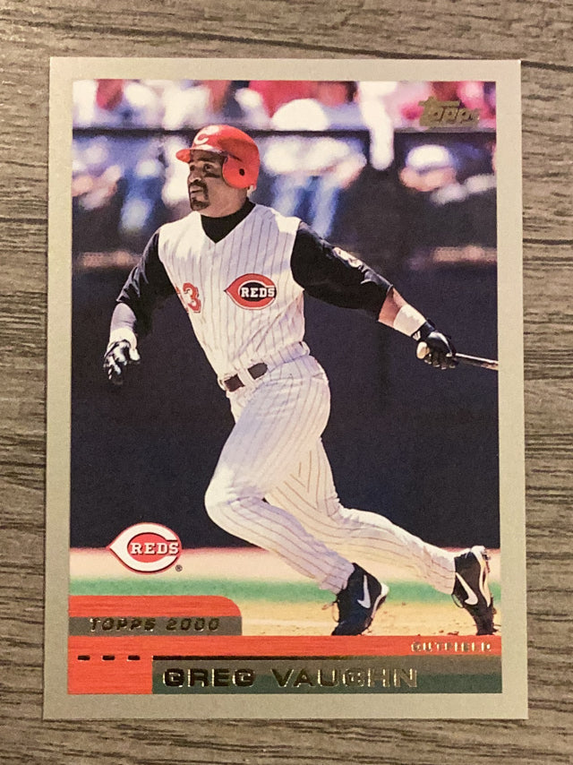 Greg Vaughn Cincinnati Reds MLB 2000 Topps 113 