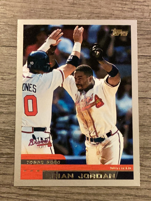 Brian Jordan Atlanta Braves MLB 2000 Topps 72 