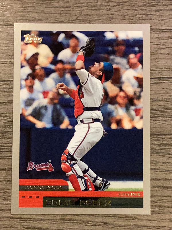 Eddie Perez Atlanta Braves MLB 2000 Topps 374 