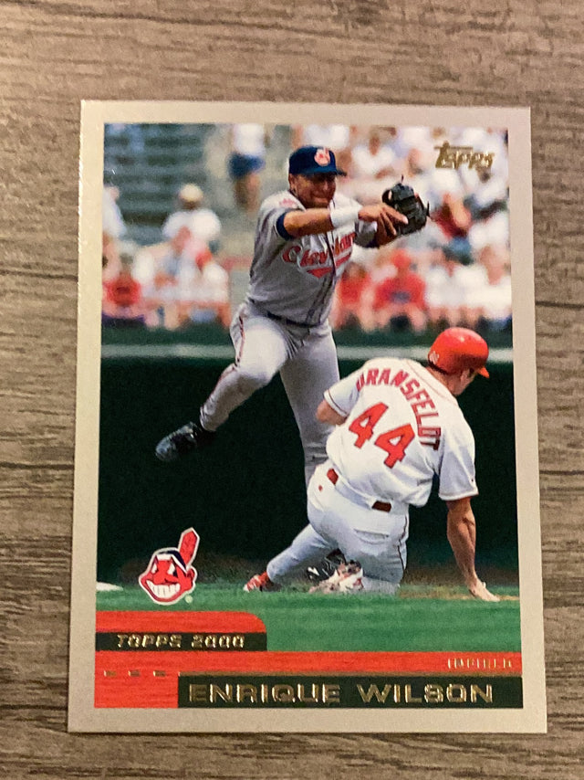 Enrique Wilson Cleveland Indians MLB 2000 Topps 401 