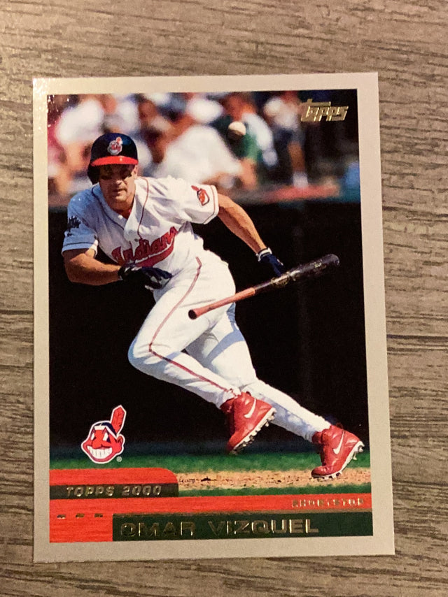 Omar Vizquel Cleveland Indians MLB 2000 Topps 363 