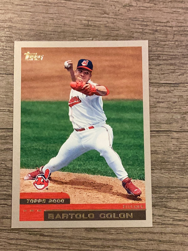Bartolo Colon Cleveland Indians MLB 2000 Topps 366 