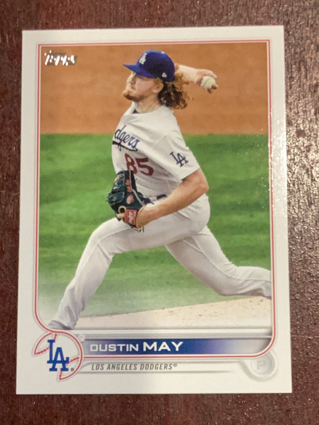 Dustin May Los Angeles Dodgers MLB 2022 Topps Update US7 