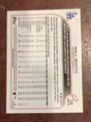 Will Smith Los Angeles Dodgers MLB 2022 Topps 83 BASE: helmet in hand Topps