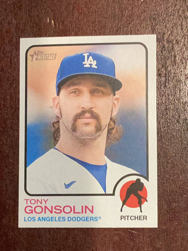 Tony Gonsolin Los Angeles Dodgers MLB 2022 Topps Heritage 526 