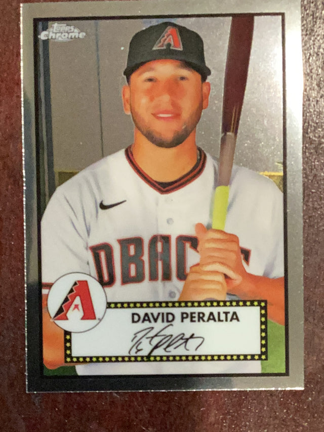 David Peralta Arizona Diamondbacks MLB 2021 Topps Chrome Platinum Anniversary 465 