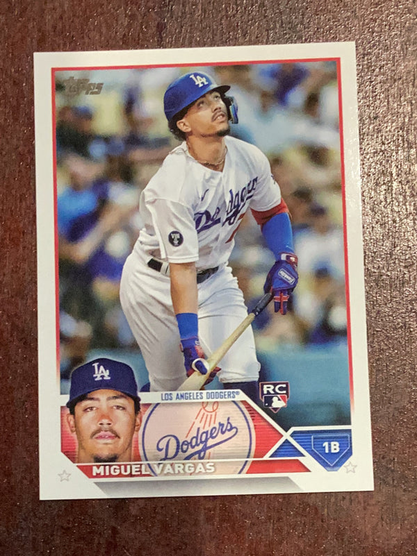 Miguel Vargas Los Angeles Dodgers MLB 2023 Topps 163 RC