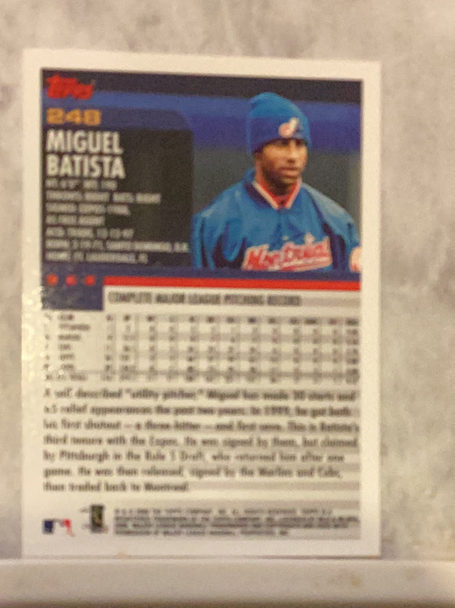 Miguel Batista Montreal Expos MLB 2000 Topps 248 Topps