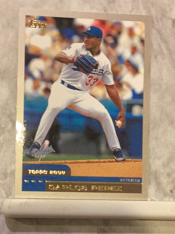 Carlos Perez Los Angeles Dodgers MLB 2000 Topps 373 