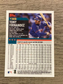 Tony Fernandez Toronto Blue Jays MLB 2000 Topps 198 Topps