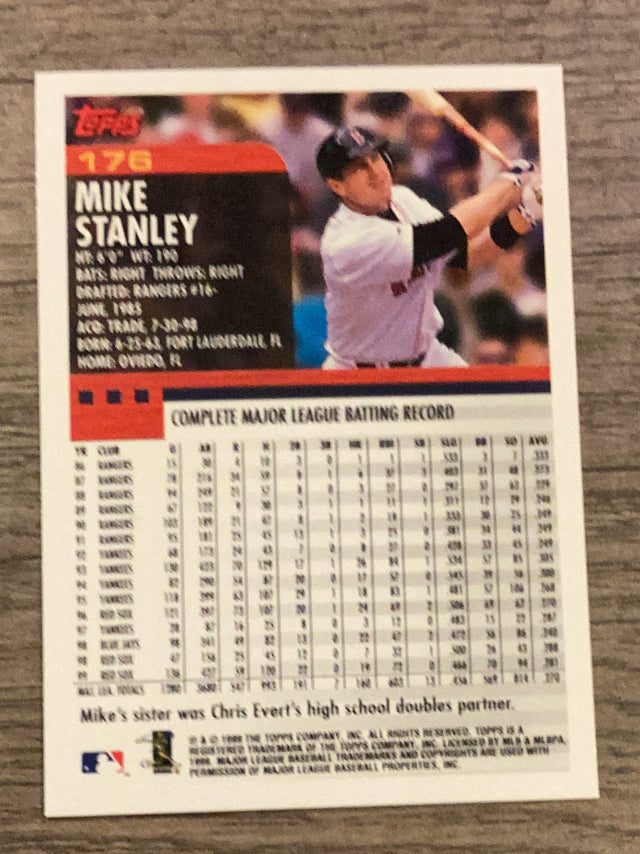 Mike Stanley Boston Red Sox MLB 2000 Topps 176 Topps
