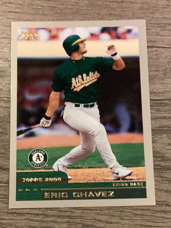 Eric Chavez Oakland Athletics MLB 2000 Topps 299 