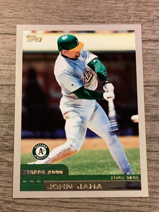 John Jaha Oakland Athletics MLB 2000 Topps 27 