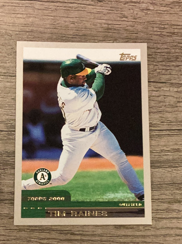 Tim Raines Oakland Athletics MLB 2000 Topps 71 