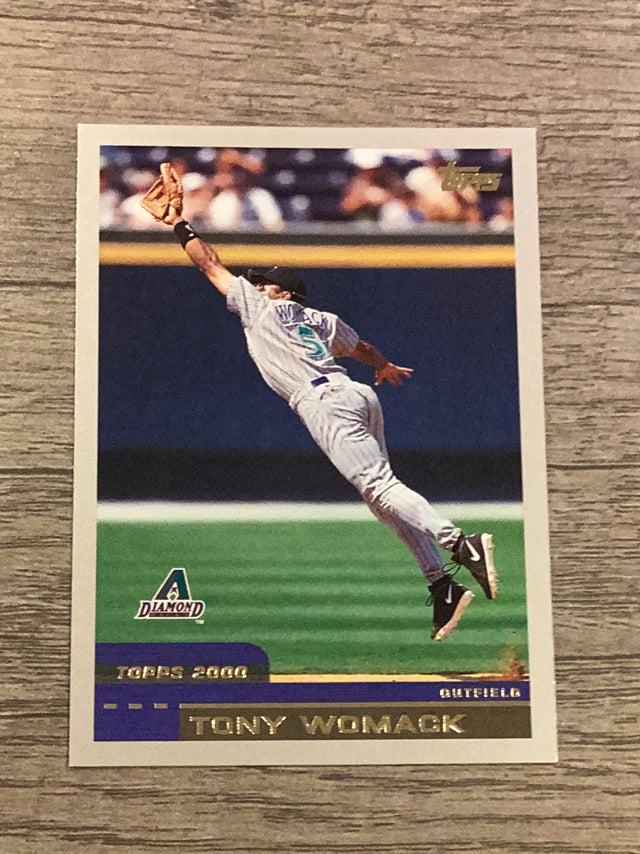 Tony Womack Arizona Diamondbacks MLB 2000 Topps 412 