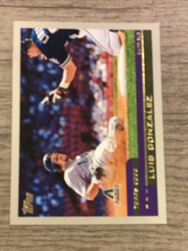 Luis Gonzalez Arizona Diamondbacks MLB 2000 Topps 98 