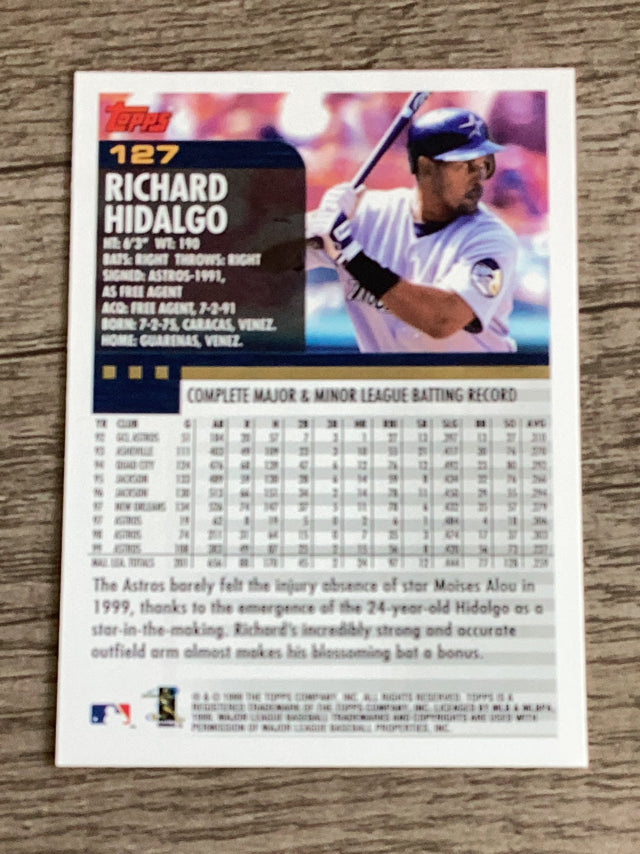 Richard Hidalgo Houston Astros MLB 2000 Topps 127 Topps