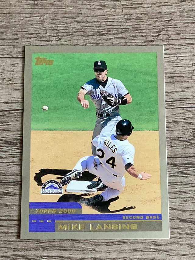 Mike Lansing Colorado Rockies MLB 2000 Topps 306 