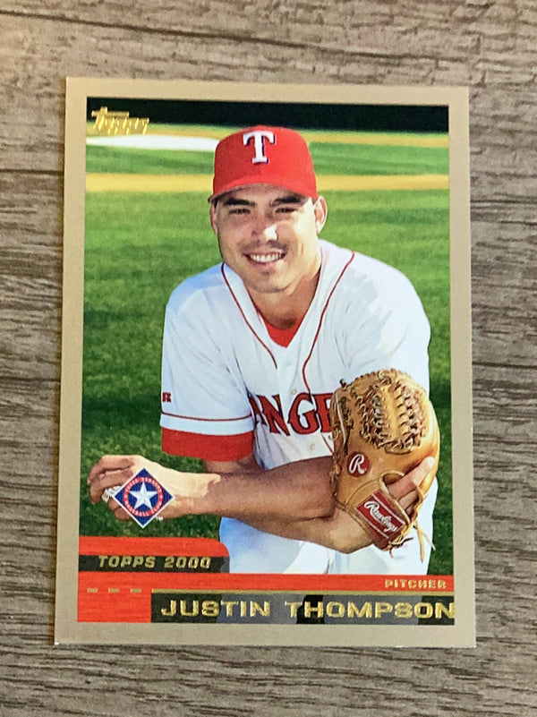 Justin Thompson Texas Rangers MLB 2000 Topps 357 
