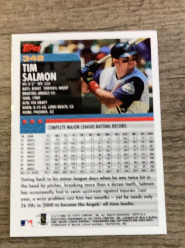 Tim Salmon Anaheim Angels MLB 2000 Topps 348 Topps