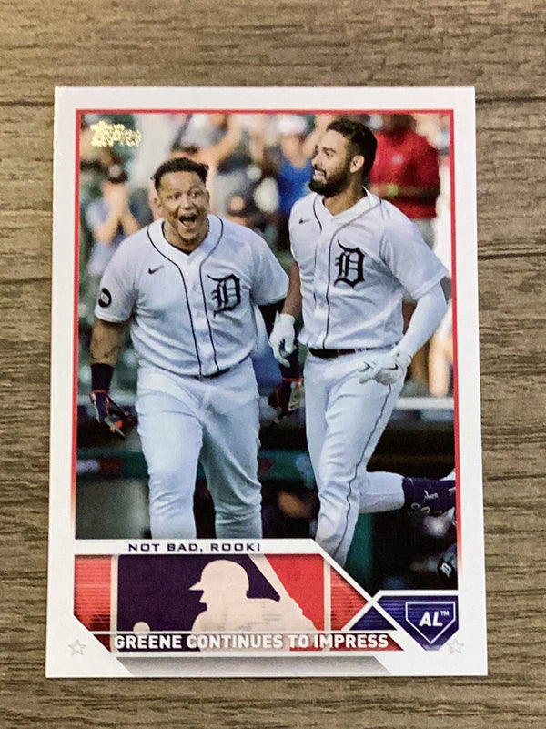 Not Bad, Rook! CC, CL
Checklist: 232-264 Detroit Tigers MLB 2023 Topps 210 Not Bad, Rook! CC, CL, Checklist: 232-264