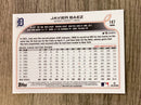 Javier Baez Detroit Tigers MLB 2022 Topps Chrome 147 Topps
