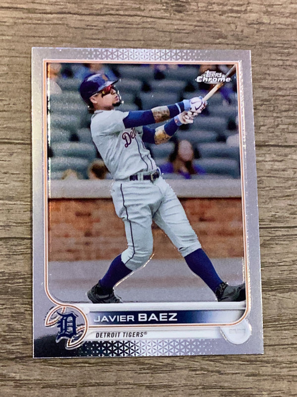 Javier Baez Detroit Tigers MLB 2022 Topps Chrome 147 