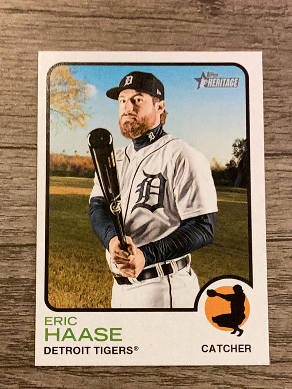 Eric Haase Detroit Tigers MLB 2022 Topps Heritage 195 