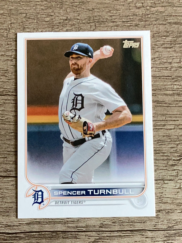 Spencer Turnbull Detroit Tigers MLB 2022 Topps 228 