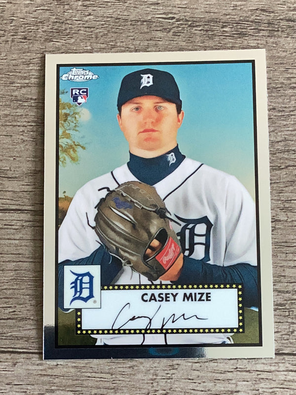 Casey Mize Detroit Tigers MLB 2021 Topps Chrome Platinum Anniversary 18 RC
