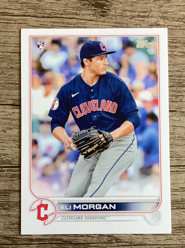Eli Morgan Cleveland Guardians MLB 2022 Topps 217 RC