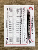 Triston McKenzie Cleveland Guardians MLB 2022 Topps Opening Day 85 FS Topps