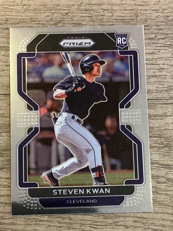 Steven Kwan Cleveland Guardians MLB 2022 Panini Prizm 51 RC
