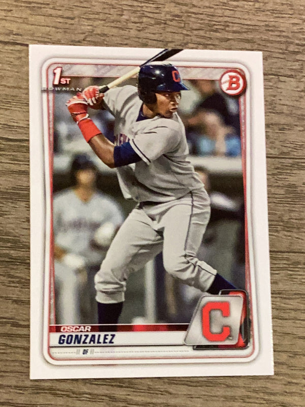 Oscar Gonzalez Cleveland Indians MLB 2020 Bowman - Prospects BP-109 FBC