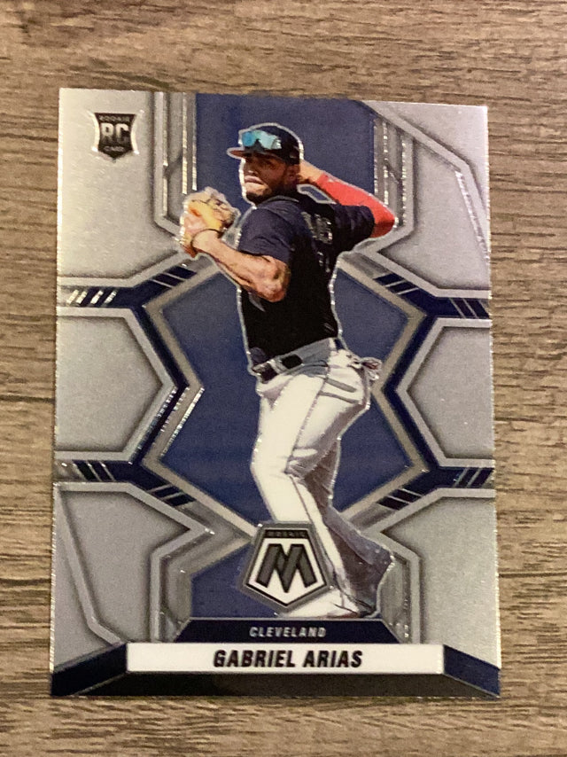 Gabriel Arias Cleveland Indians MLB 2022 Panini Mosaic: Silver Prizm 279 