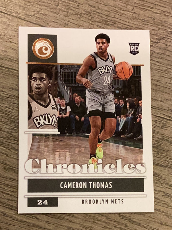 Cameron Thomas Brooklyn Nets NBA 2021-22 Panini Chronicles 38 RC